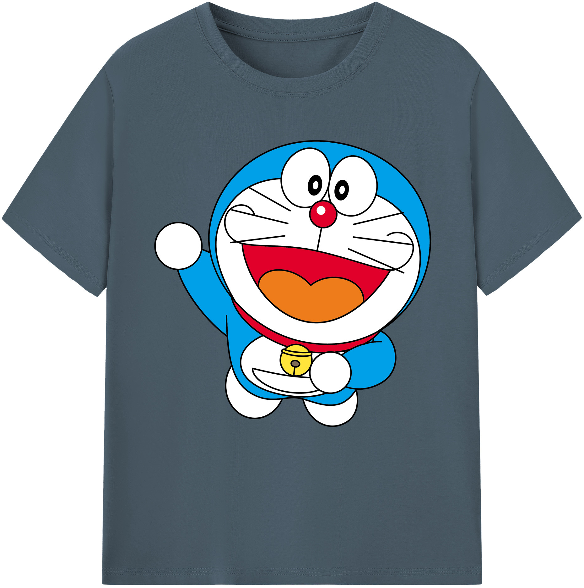 （画像用） ドラえもん Doraemon 綿100％半袖Tシャツ（フロントプリント）